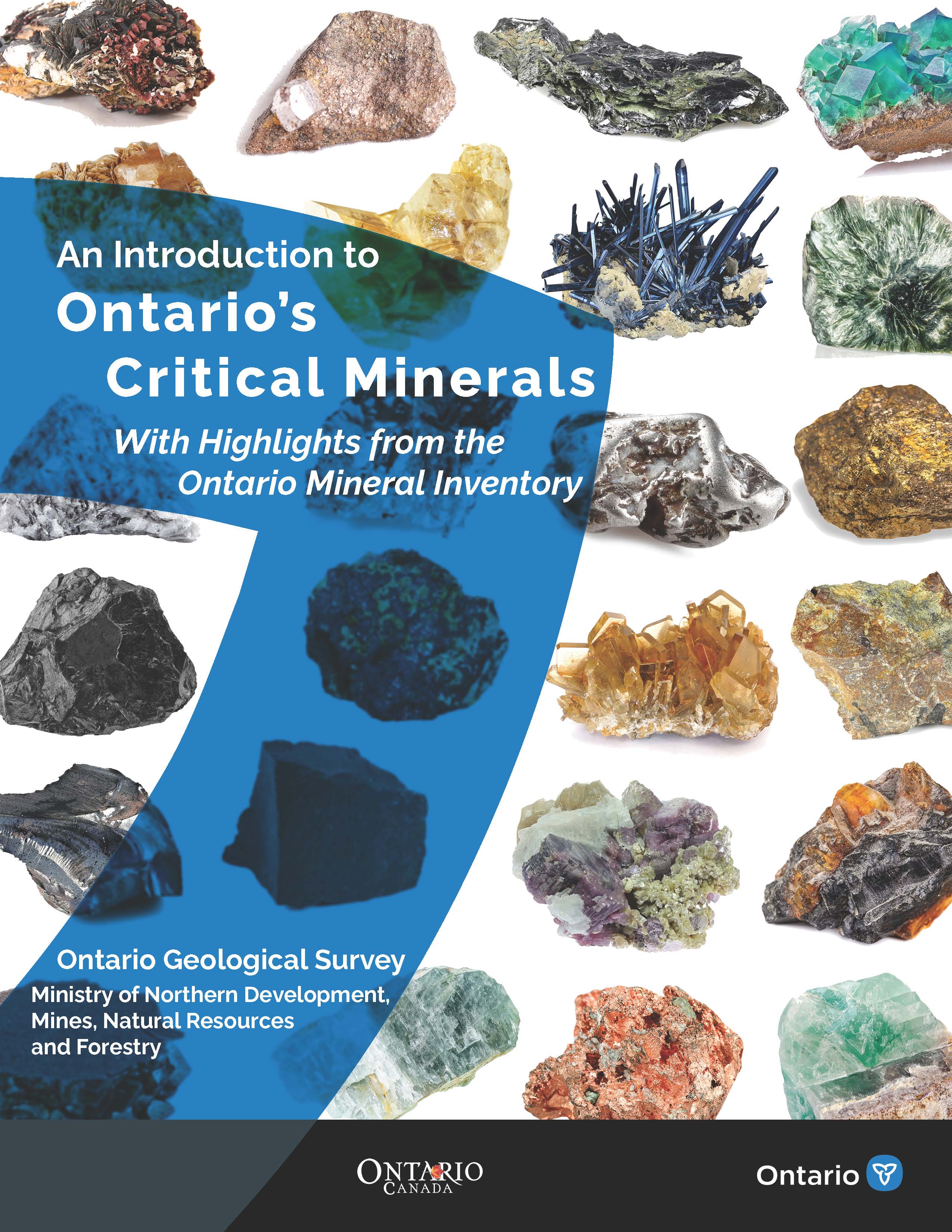 An Introduction to Ontario’s Critical Minerals, With Highlights from the Ontario Mineral Inventory Front Cover