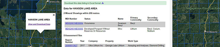 OGS GeoData Listing